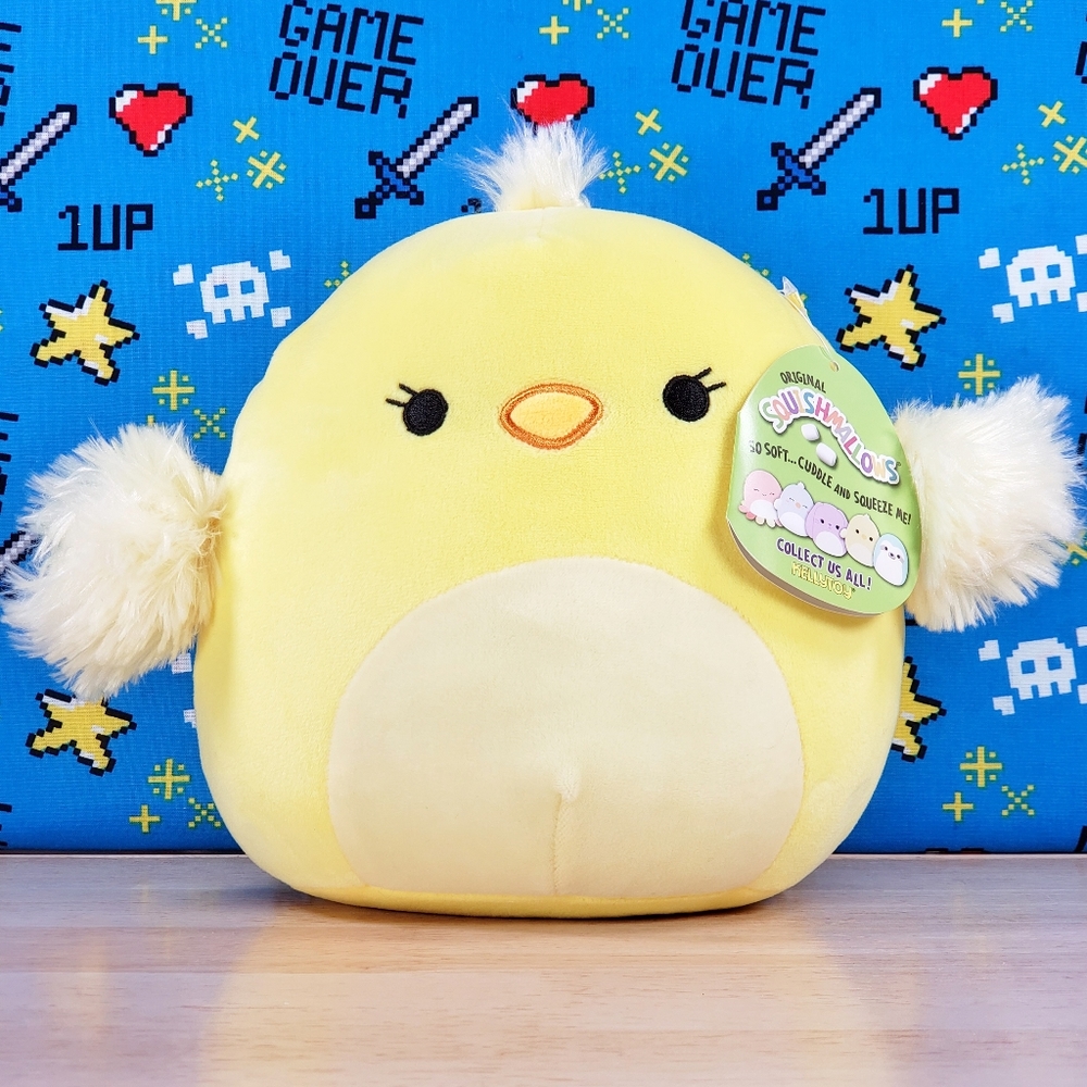 Squishmallow Aimee the Chick 7" UltraSoft Stuffed Easter Holiday Toy Plush NWT